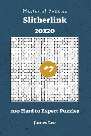 Könyv Master of Puzzles Slitherlink - 200 Hard to Expert 20x20 vol. 7 James Lee
