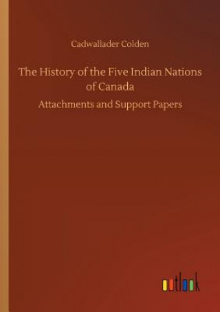 Carte History of the Five Indian Nations of Canada Cadwallader Colden
