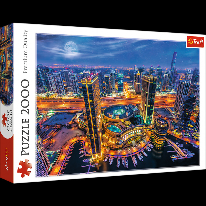 Gra/Zabawka Puzzle Światła Dubaju 2000 