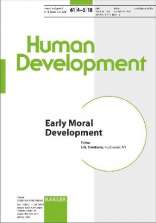 Könyv Early Moral Development Judith G. Smetana