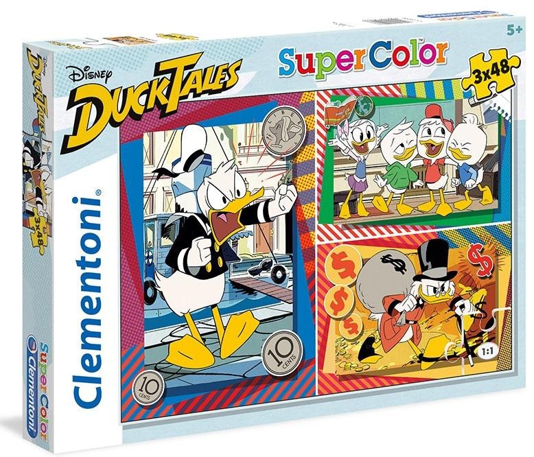 Játék Puzzle SuperColor Duck Tales 3x48 