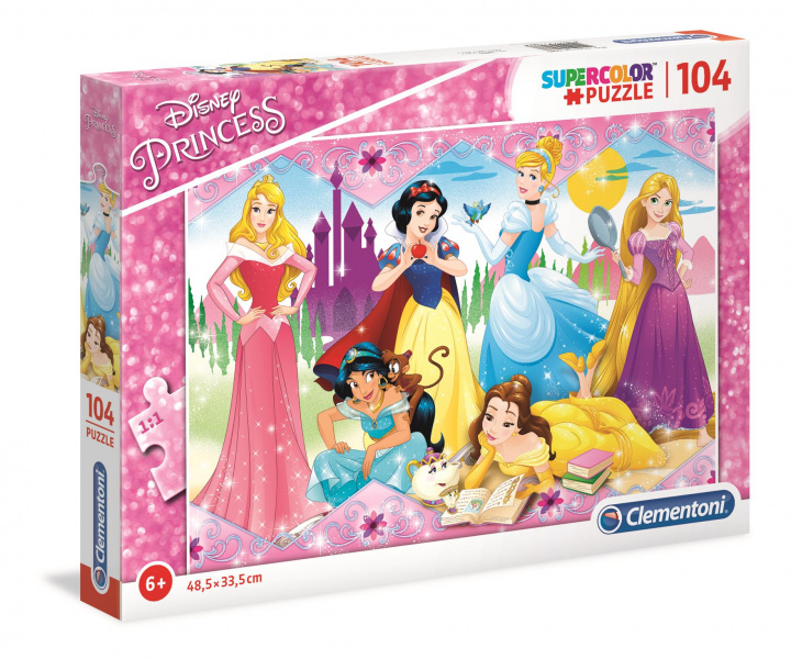 Hra/Hračka Puzzle Disney princezny 104 dílků 