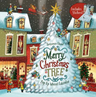 Naptár/Határidőnapló Merry Christmas Tree Pop-Up Advent Calendar Benjamin Chaud