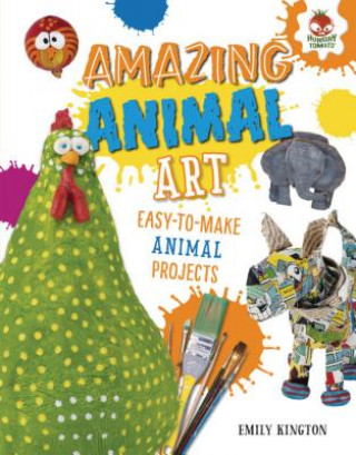 Kniha Amazing Animal Art Emily Kington