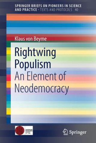 Könyv Rightwing Populism Klaus Von Beyme