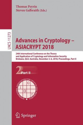 Kniha Advances in Cryptology ? ASIACRYPT 2018 Thomas Peyrin