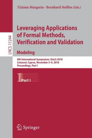 Kniha Leveraging Applications of Formal Methods, Verification and Validation. Modeling Tiziana Margaria