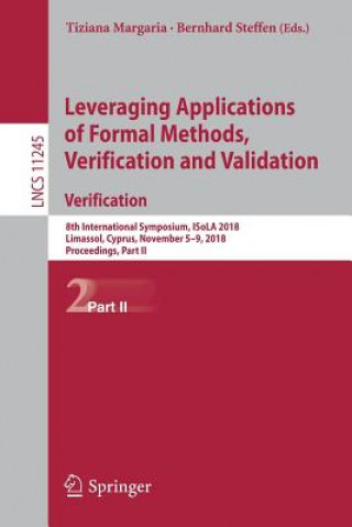 Книга Leveraging Applications of Formal Methods, Verification and Validation. Verification Tiziana Margaria