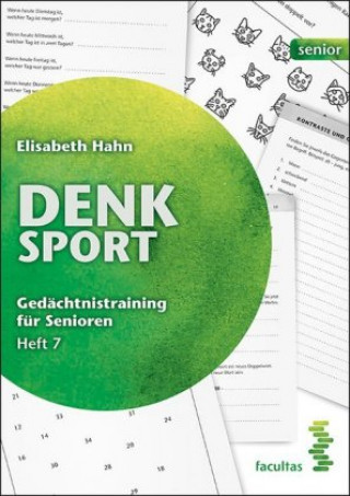 Книга Denksport - Gedächtnistraining für Senioren. H.7 Elisabeth Hahn