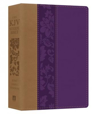 Book The KJV Study Bible - Large Print [violet Floret] Christopher D Hudson