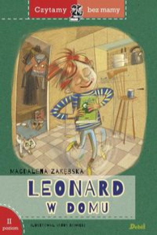 Könyv Czytamy bez mamy Leonard w domu Zarębska Magdalena