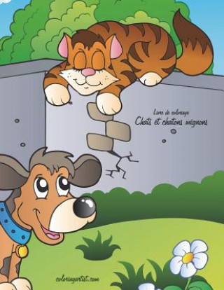 Carte Livre de coloriage Chats et chatons mignons 4 Nick Snels