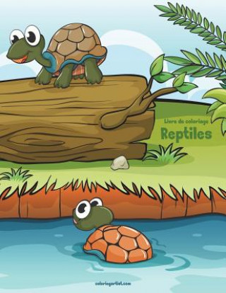 Kniha Livre de coloriage Reptiles 1 Nick Snels