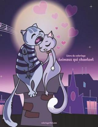 Книга Livre de coloriage Animaux qui chantent 1 Nick Snels