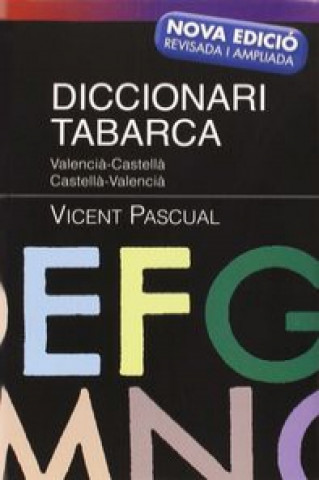 Kniha Diccionari tabarca llengua VICENT PASCUAL