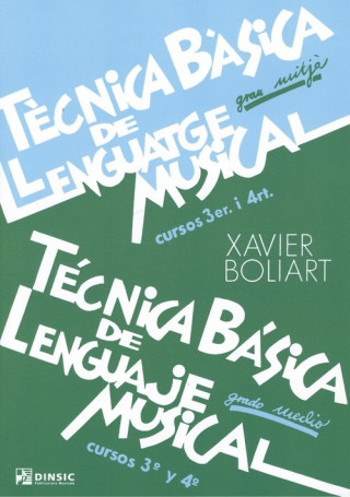 Könyv TÈCNICA BASICA DE LLENGUATGE MUSICAL 3R-4T XAVIER BOLIART
