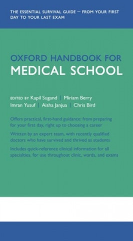 Książka Oxford Handbook for Medical School Kapil Sugand