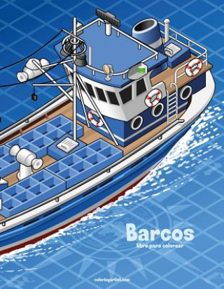 Carte Barcos libro para colorear 1 Nick Snels