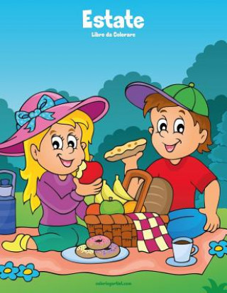 Knjiga Estate Libro da Colorare 1 Nick Snels