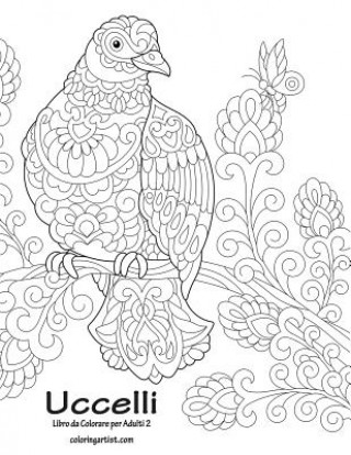 Carte Uccelli Libro da Colorare per Adulti 2 Nick Snels