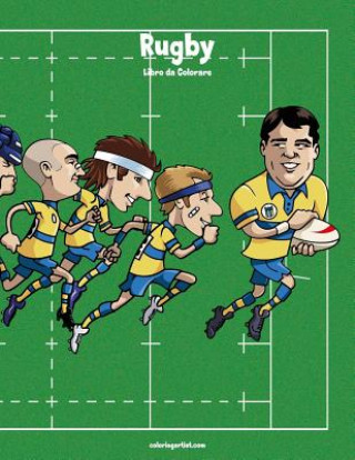 Kniha Rugby Libro da Colorare 1 Nick Snels