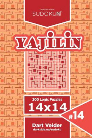 Book Sudoku Yajilin - 200 Logic Puzzles 14x14 (Volume 14) Dart Veider