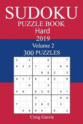 Książka 300 Hard Sudoku Puzzle Book 2019 Craig Garcia