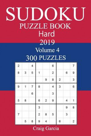 Kniha 300 Hard Sudoku Puzzle Book 2019 Craig Garcia