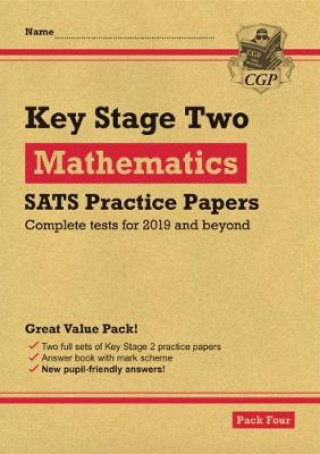 Książka New KS2 Maths SATS Practice Papers: Pack 4 - for the 2023 tests (with free Online Extras) CGP Books