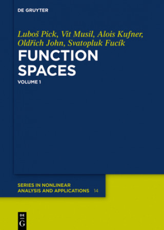 Knjiga Function Spaces, 1 Lubos Pick