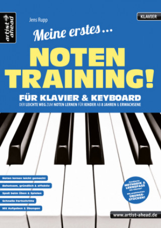 Carte Mein erstes Notentraining für Klavier & Keyboard! Jens Rupp