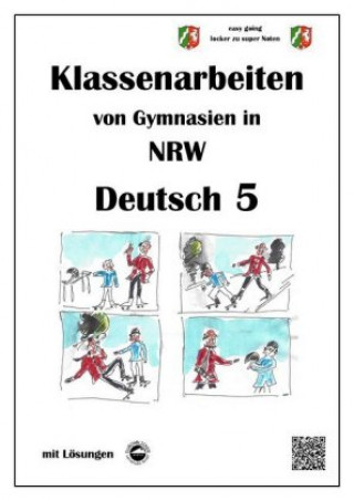 Carte Deutsch 6, Klassenarbeiten von Gymnasien (G9) in NRW mit Lösungen Monika Arndt