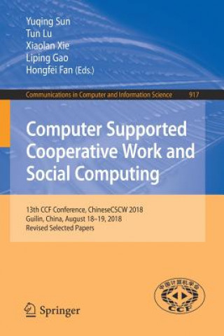 Książka Computer Supported Cooperative Work and Social Computing Yuqing Sun