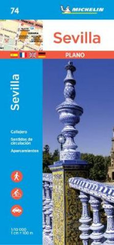 Nyomtatványok Sevilla - Michelin City Plan 74 