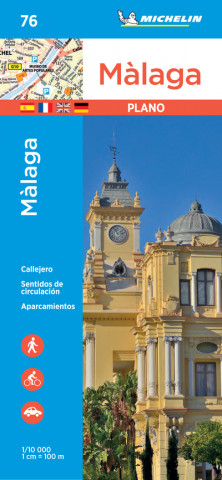 Tiskanica Malaga - Michelin City Plan 76 