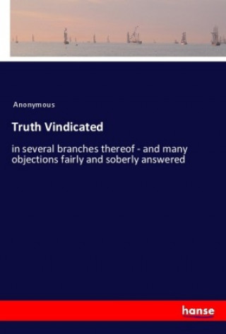 Book Truth Vindicated Anonym
