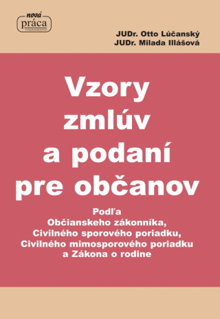 Книга Vzory zmlúv a podaní pre občanov Otto Lúčanský