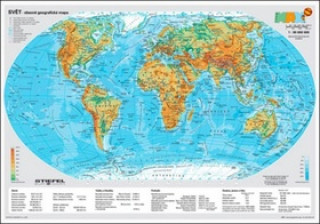 Tiskovina Svět - obecně geografická mapa 