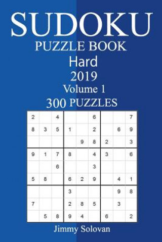 Könyv 300 Hard Sudoku Puzzle Book 2019 Jimmy Solovan