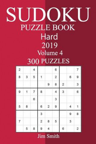 Könyv 300 Hard Sudoku Puzzle Book 2019 Jim Smith