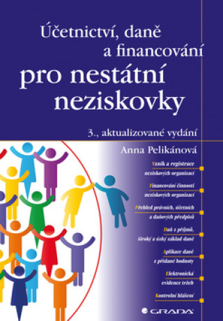 Kniha Účetnictví, daně a financování pro nestátní neziskovky Anna Pelikánová