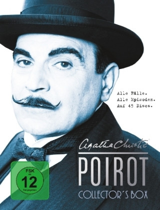 Videoclip Poirot - Collector's Box. Alle Fälle. Alle Episoden. Auf 45 Discs. David Suchet