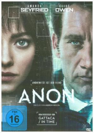 Video Anon, 1 DVD Andrew Niccol