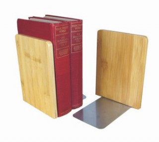 Gra/Zabawka MyLibrary Buchstützen Bookends aus Holz - 2-teiliges Set 