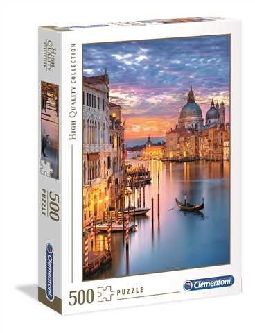 Hra/Hračka Clementoni Puzzle Osvětlení Benátek 500 dílků 