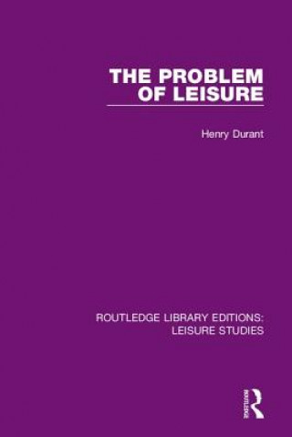 Kniha Problem of Leisure DURANT