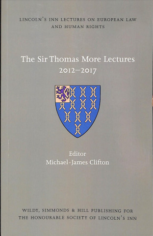 Könyv Sir Thomas More Lectures 2012-2017 