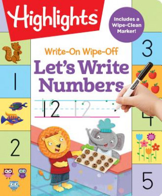 Kniha Write-on Wipe-Off: Let's Write Numbers Highlights