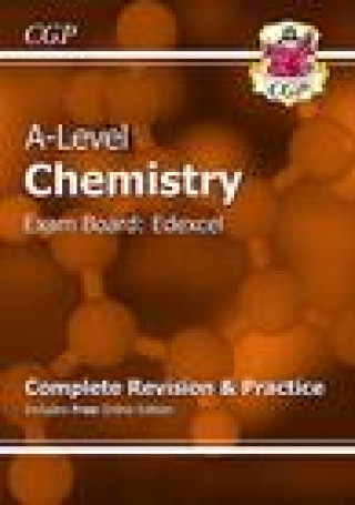 Könyv A-Level Chemistry: Edexcel Year 1 & 2 Complete Revision & Practice with Online Edition CGP Books