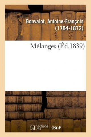 Buch Melanges BONVALOT-A